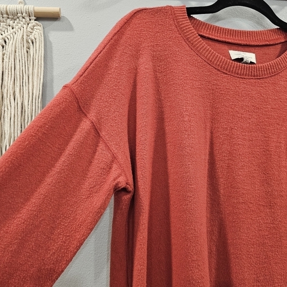 Lucky Brand Sweater Sz.M Rust - Picture 2 of 6